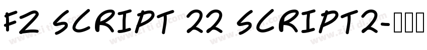 FZ SCRIPT 22 SCRIPT2字体转换